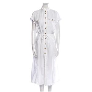 The Kooples Midi Linen dress size L (3)
